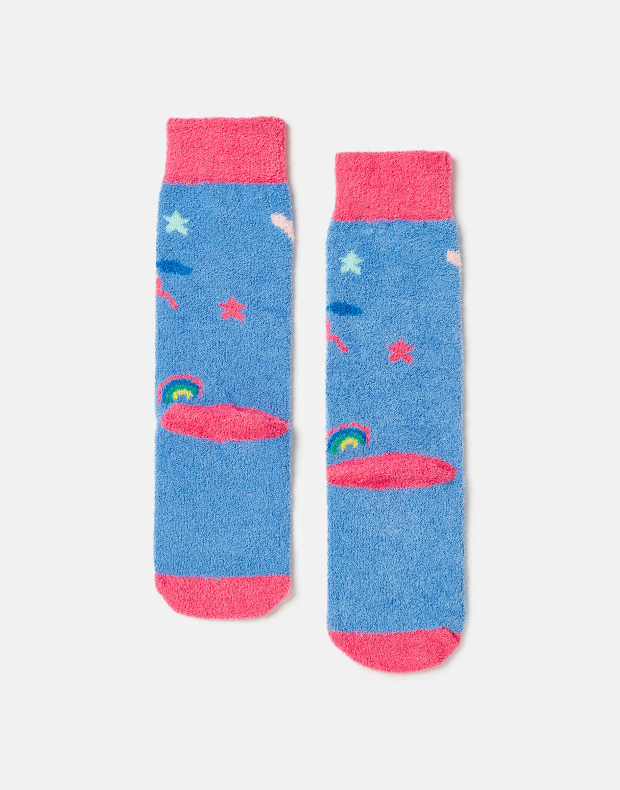 Blue Horse Fluffy Socks | Joules - Jenni Kidz
