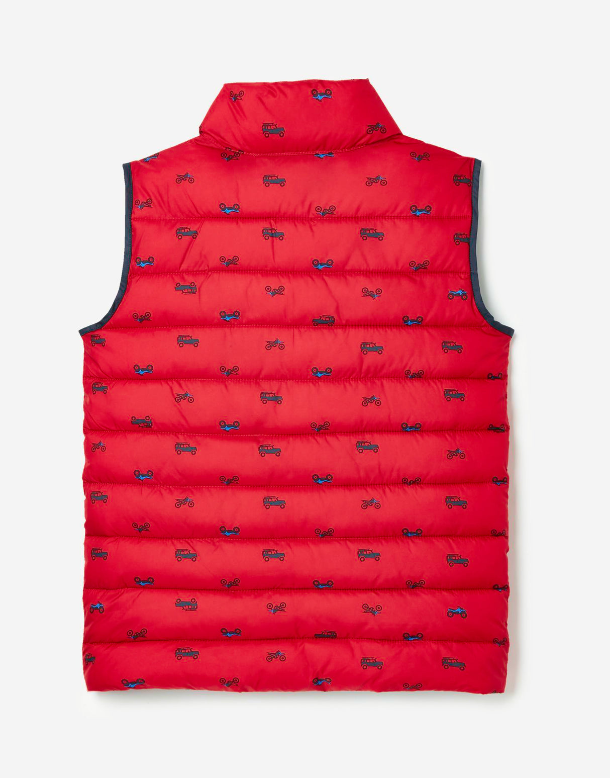 Boys Flip It Reversible Printed Gilet | Joules - Jenni Kidz