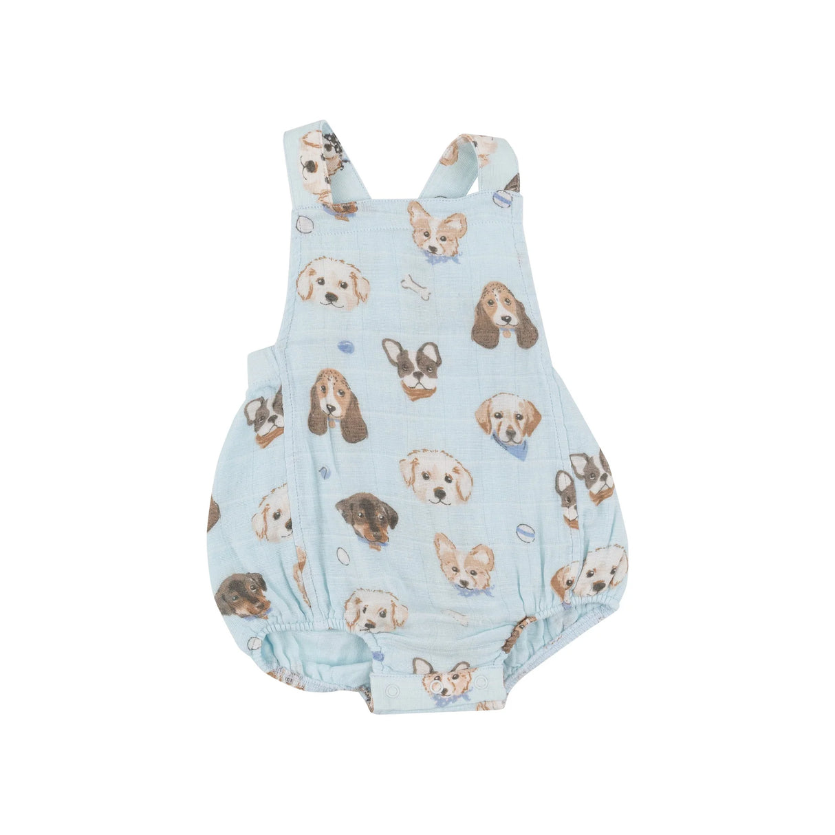 Retro Sunsuit - Vintage Puppy Faces | Angel Dear - Jenni Kidz