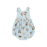 Retro Sunsuit - Vintage Puppy Faces | Angel Dear - Jenni Kidz