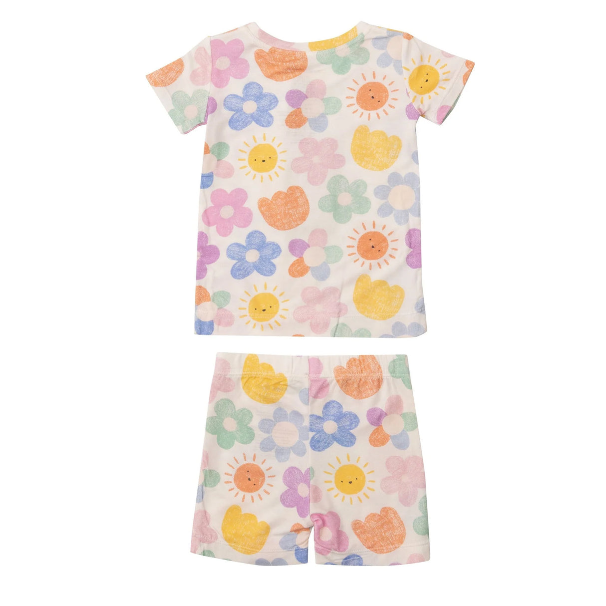 Short Loungewear Set - Happy Suns | Angel Dear - Jenni Kidz