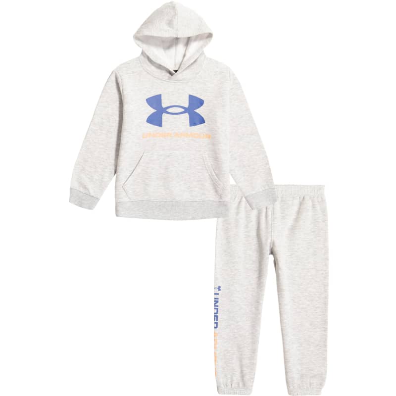 Boys Big Logo Hoodie Set - Mod Gray | Under Armour - Jenni Kidz