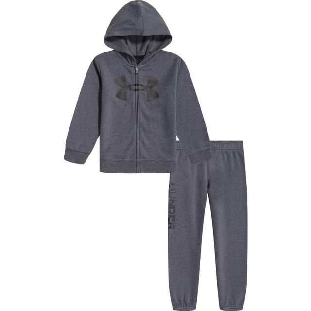 Boys Symbol Hoodie & Joggers Set - Pitch Gray | Under Armour - Jenni Kidz