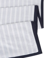 CAIRO BLUE STRIPED COTTON DOHAR BLANKET-0