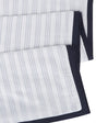 CAIRO BLUE STRIPED COTTON DOHAR BLANKET-0