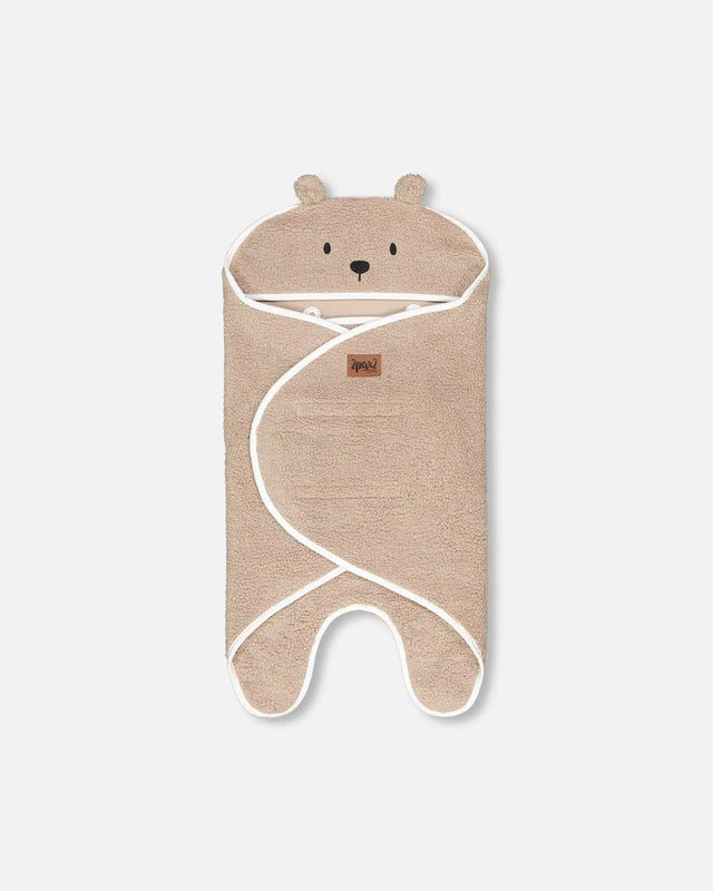 Baby Cocoon Blanket Brown Teddy Bear | Deux par Deux | Jenni Kidz