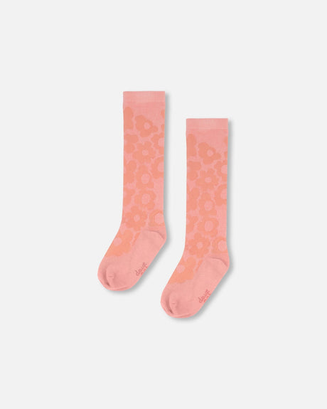 Jacquard Socks Misty Pink-0