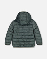 Quilted Transition Jacket Green-3