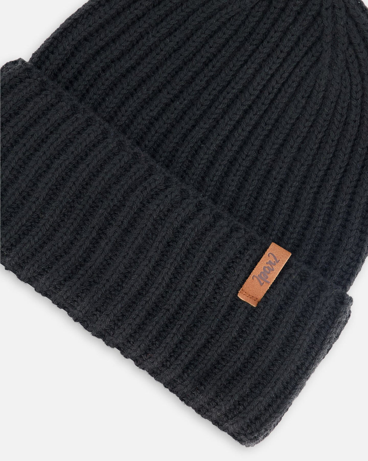 Knit Hat Black-4
