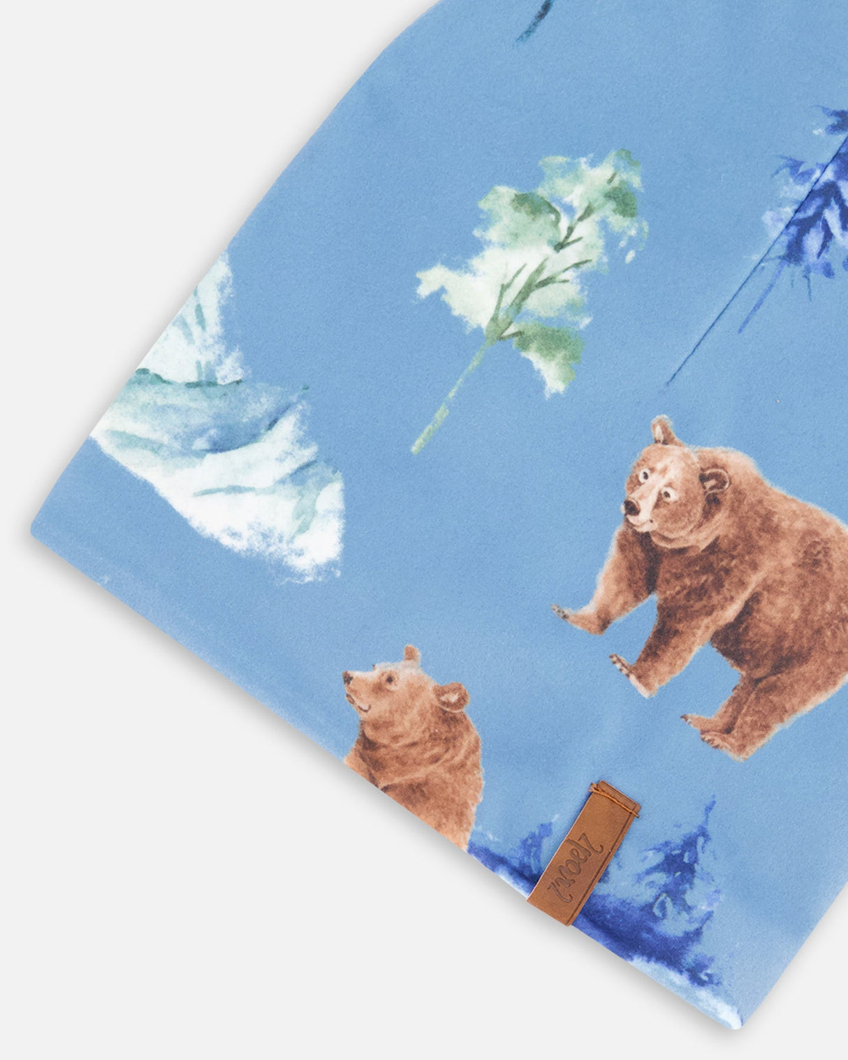 Jersey Hat Blue Polar Bear Print-3