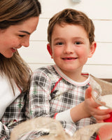 Organic Cotton Kids Christmas Family Two Piece Printed Polar Bear Boys Pajama Set | Deux par Deux | Jenni Kidz