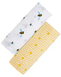 ORGANIC SWADDLE SET - BUSY BEES (Bee + Hive)-0